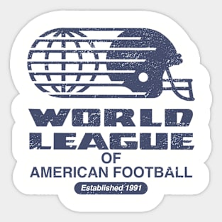 World League Of American Football Sticker